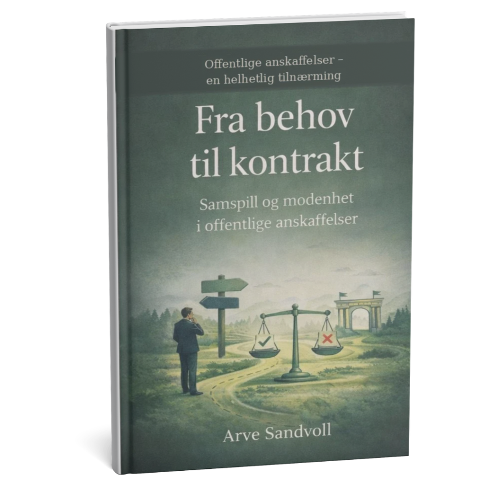 Fra behov til kontrakt_Forside Fra behov til kontrakt